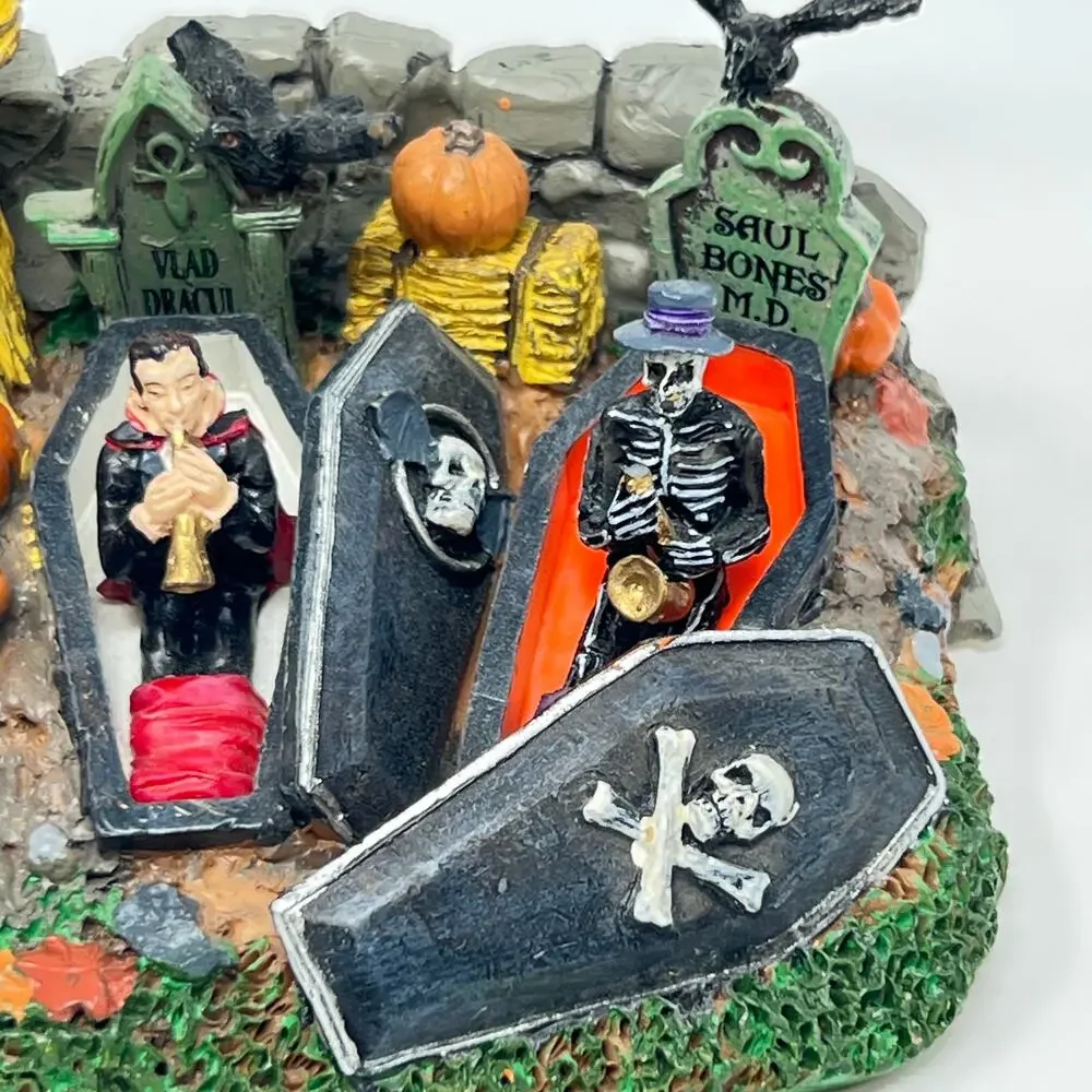 Vintage Lemax Spooky Town A Little Night Music 73601 Halloween Decor 2007 W/ Box